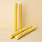 Preview: Bienenwachskerze, von Hand gedreht
