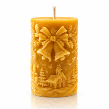 Bienenwachskerze „Weihnachtsglocken“
