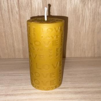 Bienenwachskerze „ Love „