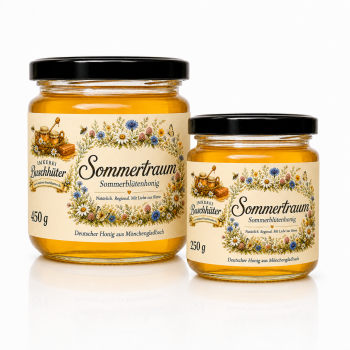 Sommertraum – goldgelber Sommerhonig