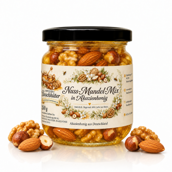 Nuss-Mandel-Mix in Akazienhonig