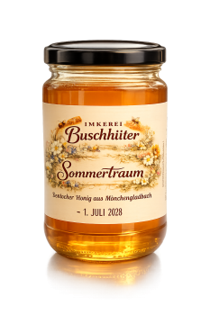 Sommertraum- Naturbelassener Honig aus Mönchengladbach
