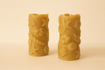 Bienenwachskerze , Sommer und Strand