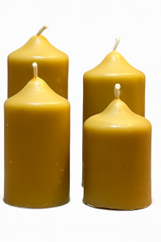 Preview: Adventskerzen aus echtem Bienenwachs