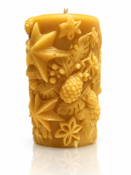 Bienenwachskerze „Fichtenblüte“
