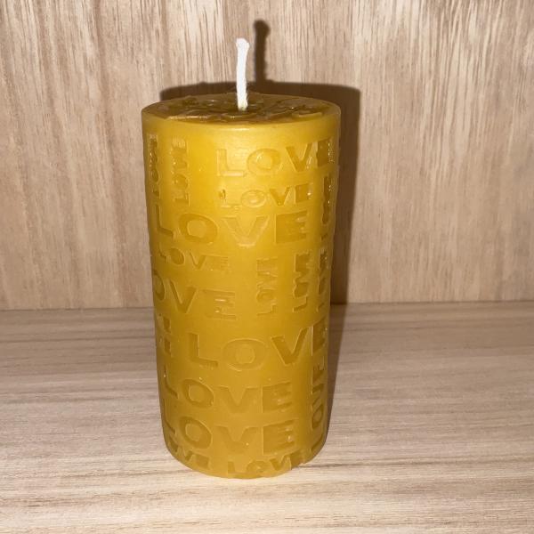 Bienenwachskerze „ Love „