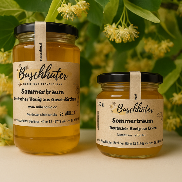 Sommertraum- Naturbelassener Honig aus Viersen