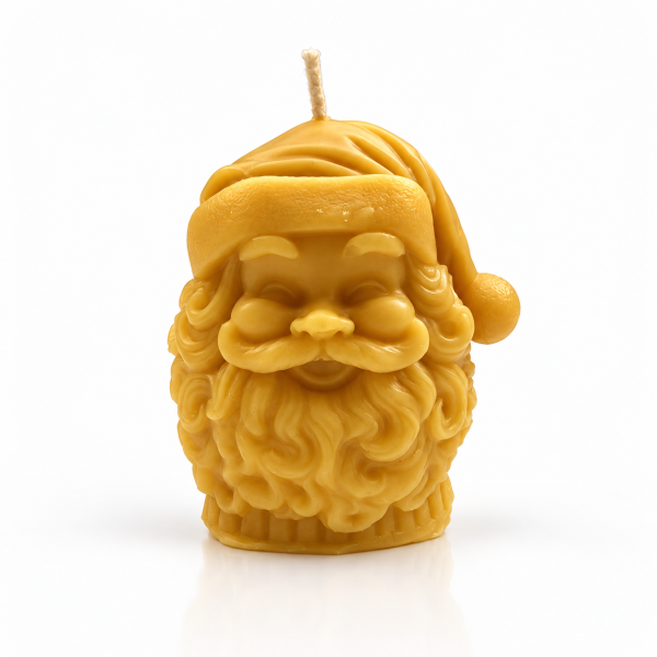 Bienenwachskerze Weihnachtsmann