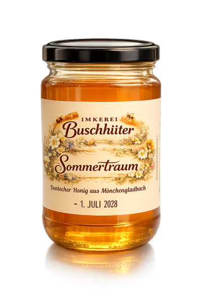 Sommertraum- Naturbelassener Honig aus Mönchengladbach