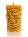 Bienenwachskerze „Merry Christmas“